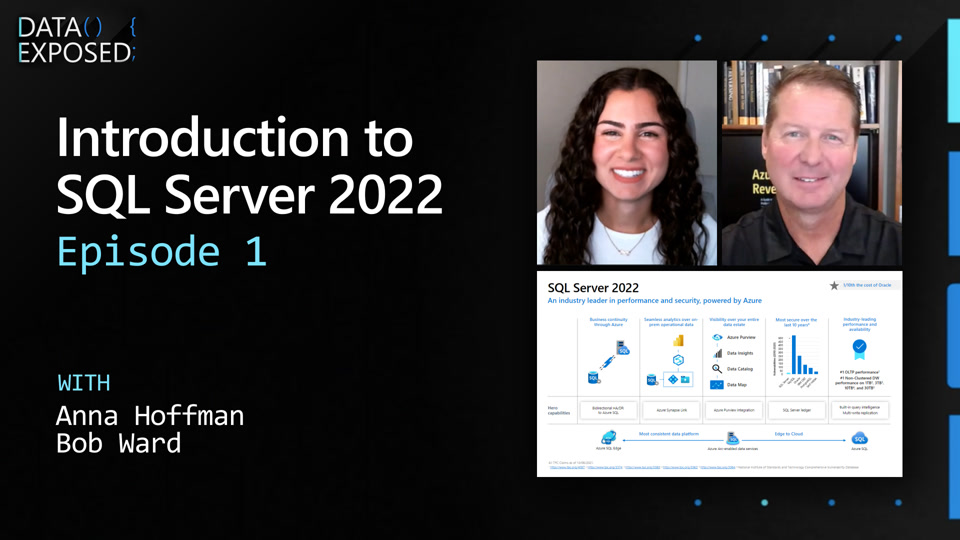 Introduction to SQL Server 2022 (Ep.1) - Microsoft Channel 9 Video